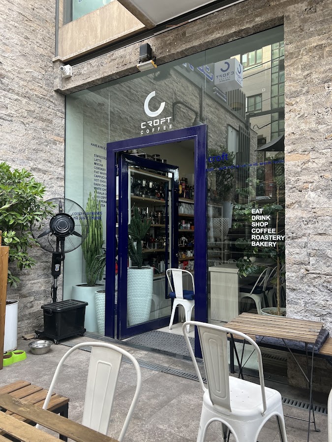 فضای کافه Croft Coffee (کافه رستری کرافت)